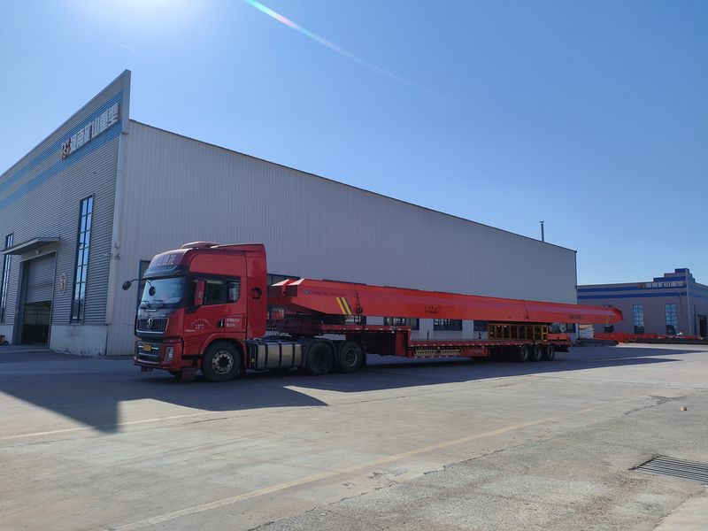 電動單梁起重機  2臺 LD3t—26.85m 制作完成，發(fā)往江蘇交付客戶使用